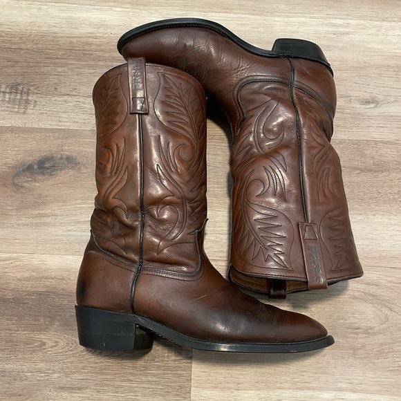 Vintage Red Wing 9801 Pecos Western Cowboy Stitch Work Boots USA MADE Men's 9 EE